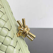 Bottega Veneta Knot Light Green 20x12x5.5cm - 5