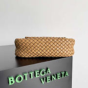 Bottega Veneta Cobble Shoulder Brown Bag 27x20x9cm - 5