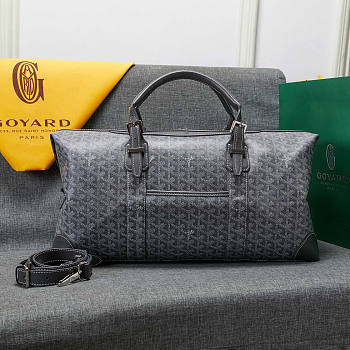 Goyard Travel 55 Grey Bag 55x32x22cm