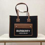 Burberry Medium Freya Tote Black 40x16x30cm - 1