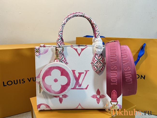 Louis Vuitton LV Onthego PM Canvas Pink 25 x 19 x 11.5 cm - 1