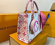 Louis Vuitton LV Onthego PM Canvas Pink 25 x 19 x 11.5 cm - 5