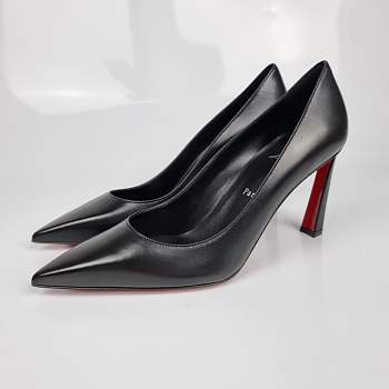 Christian Louboutin Condora 85mm Black Leather Pumps