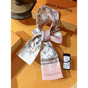 Louis Vuitton LV Monogram Confidential Long Scarf Pink 120x8cm - 2