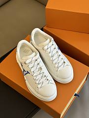 Louis Vuitton LV Time Out White Blue Sneaker - 3