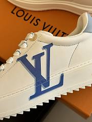 Louis Vuitton LV Time Out White Blue Sneaker - 4
