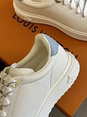 Louis Vuitton LV Time Out White Blue Sneaker - 5