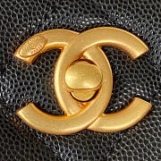 Chanel Hobo Black Caviar Gold Bag 24.5x21.5x8cm - 2