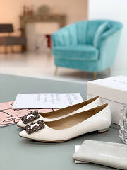 Manolo Blahnik Ballerinas White - 3