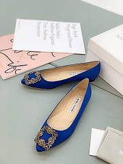 Manolo Blahnik Ballerinas Blue - 3