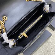 YSL Loulou Small Chain Black Gold Bag 23 x 17 x 9 cm - 4