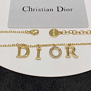 Dior Evolution Necklace Gold-Finish Metal and White Crystals - 3