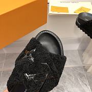 Louis Vuitton LV Flat Comfort Mule Slides Black - 5