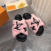 Louis Vuitton LV Flat Comfort Mule Slides Pink - 1