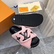 Louis Vuitton LV Flat Comfort Mule Slides Pink - 5