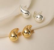 Bottega Veneta Drop Gold Earrings - 3