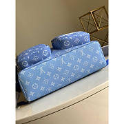 Louis Vuitton LV Backpack Multipocket Clouds Monogram Blue 30x40x15cm - 3