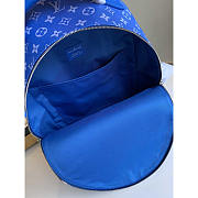Louis Vuitton LV Backpack Multipocket Clouds Monogram Blue 30x40x15cm - 4