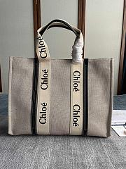 Chloe Large Woody Tote Bag 45x33x13cm - 1