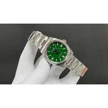 Rolex Oyster Perpetual 126000-0005 36mm Green Face Watches 3230 Movement
