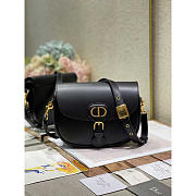 Dior Medium Bobby Bag Black Stone Box Calfskin 22 x 17 x 6 cm - 1