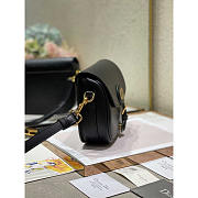 Dior Medium Bobby Bag Black Stone Box Calfskin 22 x 17 x 6 cm - 6