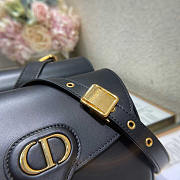 Dior Medium Bobby Bag Black Stone Box Calfskin 22 x 17 x 6 cm - 4