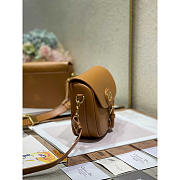 Dior Bobby Bag Medium Box Calfskin Brown 22x17x6cm - 6