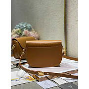 Dior Bobby Bag Medium Box Calfskin Brown 22x17x6cm - 5