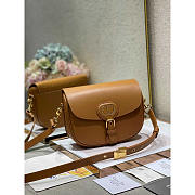 Dior Bobby Bag Medium Box Calfskin Brown 22x17x6cm - 4