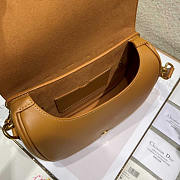 Dior Bobby Bag Medium Box Calfskin Brown 22x17x6cm - 3