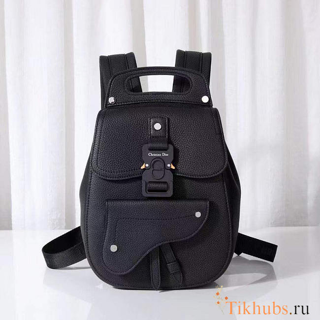 Dior Mini Saddle Black Backpack 19x27.5x11.5cm - 1