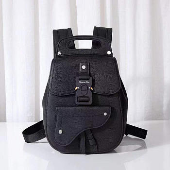 Dior Mini Saddle Black Backpack 19x27.5x11.5cm