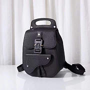 Dior Mini Saddle Black Backpack 19x27.5x11.5cm - 4