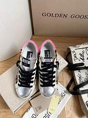 Golden Goose Super-star Leopard Glitter Grafitti Sneaker  - 4