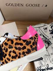 Golden Goose Super-star Leopard Glitter Grafitti Sneaker  - 3