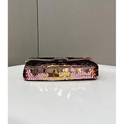 Fendi Baguette 1997 Leather And Sequinned Bag Muticolor 27x14x5cm - 6