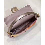 Fendi Baguette 1997 Leather And Sequinned Bag Muticolor 27x14x5cm - 4