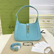 Gucci Jackie 1961 Small Shoulder Bag Light Blue 27.5x19x4cm - 1