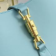 Gucci Jackie 1961 Small Shoulder Bag Light Blue 27.5x19x4cm - 6