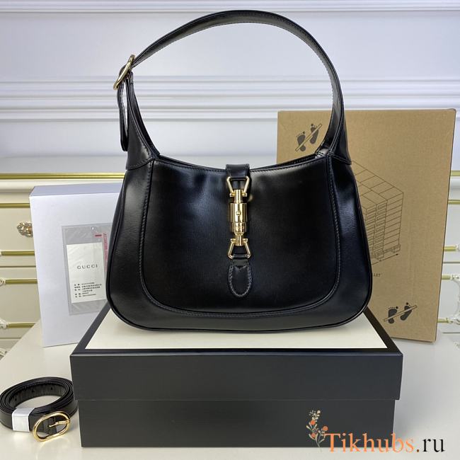 Gucci Jackie 1961 Small Shoulder Bag Black 27.5x19x4cm - 1