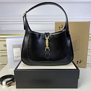 Gucci Jackie 1961 Small Shoulder Bag Black 27.5x19x4cm - 1