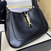 Gucci Jackie 1961 Small Shoulder Bag Black 27.5x19x4cm - 3