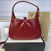 Gucci Jackie 1961 Small Shoulder Bag Red 27.5x19x4cm - 6