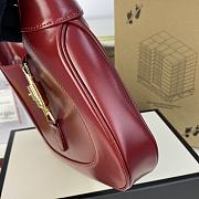 Gucci Jackie 1961 Small Shoulder Bag Red 27.5x19x4cm - 3