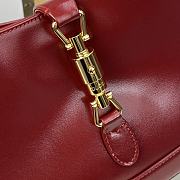 Gucci Jackie 1961 Small Shoulder Bag Red 27.5x19x4cm - 2