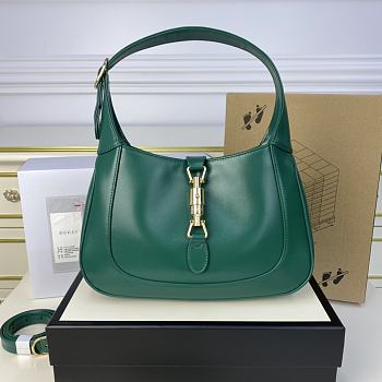 Gucci Jackie 1961 Small Shoulder Bag Green 27.5x19x4cm