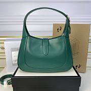 Gucci Jackie 1961 Small Shoulder Bag Green 27.5x19x4cm - 5