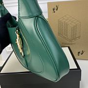 Gucci Jackie 1961 Small Shoulder Bag Green 27.5x19x4cm - 4