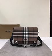 Burberry Large Wright Bag Dark Birch Brown 37x10x24cm - 1